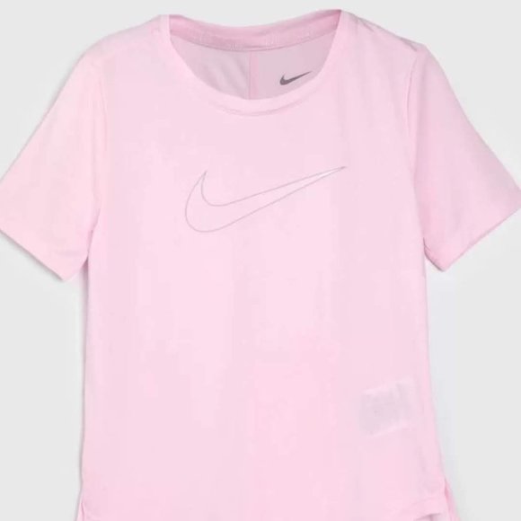 Nike Girls` Dri-FIT Shirt Short-Sleeve Top - Picture 10 of 11